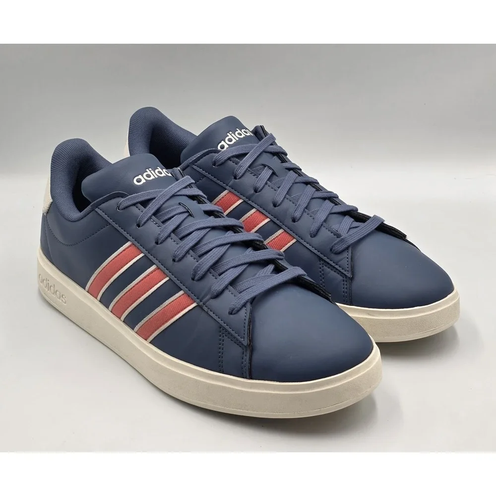Adidas Grand Court 2.0‎ Men's 11.5 Blue Casual Lifestyle Sneakers Court Shoe
